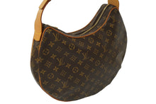 画像をギャラリービューアに読み込む, LOUIS VUITTON ルイヴィトン モノグラム クロワッサンGM ワンショルダーバッグ M51511 ブラウン 廃盤 ゴールド金具 美品 中古 62268
