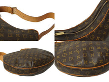 画像をギャラリービューアに読み込む, LOUIS VUITTON ルイヴィトン モノグラム クロワッサンGM ワンショルダーバッグ M51511 ブラウン 廃盤 ゴールド金具 美品 中古 62268