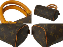 画像をギャラリービューアに読み込む, LOUIS VUITTON ルイヴィトン ハンドバッグ ミニスピーディ モノグラム ブラウン M41534 PVC レザー ゴールド金具 美品 中古 62269