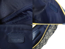 Load image into Gallery viewer, 極美品 ChristianDior クリスチャンディオール サドルポーチ ワンショルダーバッグ トロッター MC 0072 ネイビー 中古 62270