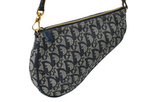 Load image into Gallery viewer, 極美品 ChristianDior クリスチャンディオール サドルポーチ ワンショルダーバッグ トロッター MC 0072 ネイビー 中古 62270