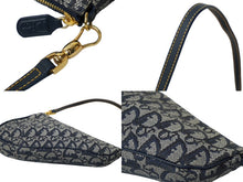 Load image into Gallery viewer, 極美品 ChristianDior クリスチャンディオール サドルポーチ ワンショルダーバッグ トロッター MC 0072 ネイビー 中古 62270