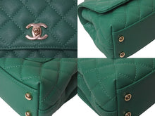 Load image into Gallery viewer, 新品未使用 CHANEL シャネル ココハンドル XXS チェーンショルダーバッグ AS2215 ランダム グリーン シャンパンゴールド金具 62272