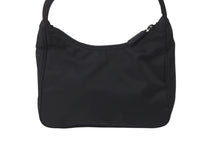 Load image into Gallery viewer, PRADA プラダ ハンドバッグ ホーボー MV515 トライアングルロゴ ブラック ナイロン シルバー金具 美品 中古 62273