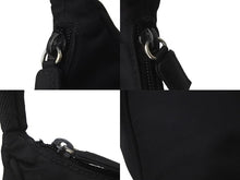 Load image into Gallery viewer, PRADA プラダ ハンドバッグ ホーボー MV515 トライアングルロゴ ブラック ナイロン シルバー金具 美品 中古 62273