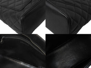 CHANEL シャネル 復刻トートバック A01804 8番台 キャビアスキン ブラック シルバープレート 美品 中古 62274