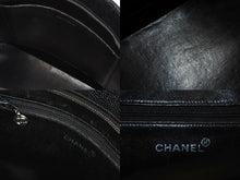 Load image into Gallery viewer, CHANEL シャネル 復刻トートバック A01804 8番台 キャビアスキン ブラック シルバープレート 美品 中古 62274