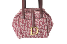 画像をギャラリービューアに読み込む, Christian Dior クリスチャンディオール ハンドバッグ トロッター柄 キャンバス レザー ゴールド金具 美品 中古 62275