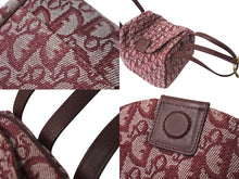 画像をギャラリービューアに読み込む, Christian Dior クリスチャンディオール ハンドバッグ トロッター柄 キャンバス レザー ゴールド金具 美品 中古 62275