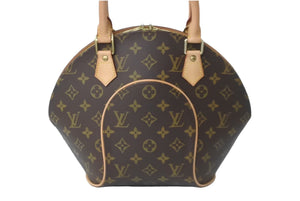 極美品 LOUIS VUITTON ルイヴィトン ハンドバッグ M51127 エリプスPM モノグラムキャンバス ブラウン ゴールド金具 中古 62278