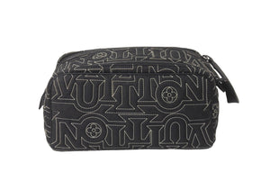 LOUIS VUITTON ルイヴィトン スノー カプセル コレクション ドップキット ナイロン ブラック M21435 ICチップ 良品 中古 62281