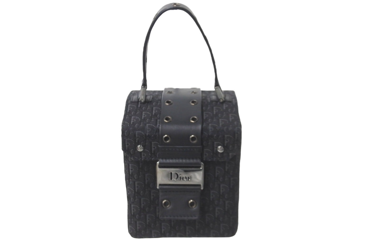極美品 Christian Dior クリスチャンディオール バニティ ハンドバッグ 
