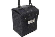 画像をギャラリービューアに読み込む, 極美品 Christian Dior クリスチャンディオール バニティ ハンドバッグ ストリートシック トロッター ジャガード レザー 中古 62284