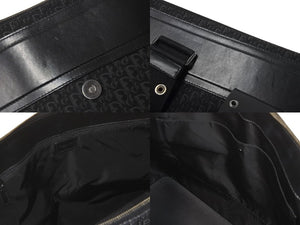 Christian Dior クリスチャンディオール トートバッグ ストリートシック ロゴ オブリーク キャンバス レザー 美品 中古 62285