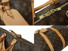Load image into Gallery viewer, LOUIS VUITTON ルイヴィトン モノグラム キーポル45 ボストンバッグ PVC レザー M41428 ゴールド金具 ブラウン 良品 中古 62288