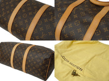 Load image into Gallery viewer, LOUIS VUITTON ルイヴィトン モノグラム キーポル45 ボストンバッグ PVC レザー M41428 ゴールド金具 ブラウン 良品 中古 62288