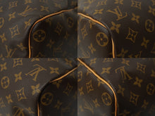 Load image into Gallery viewer, LOUIS VUITTON ルイヴィトン モノグラム キーポル45 ボストンバッグ PVC レザー M41428 ゴールド金具 ブラウン 良品 中古 62288