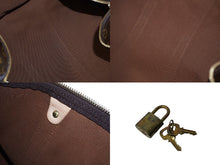 Load image into Gallery viewer, LOUIS VUITTON ルイヴィトン モノグラム キーポル45 ボストンバッグ PVC レザー M41428 ゴールド金具 ブラウン 良品 中古 62288