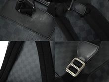 画像をギャラリービューアに読み込む, LOUIS VUITTON ルイヴィトン ダミエグラフィット ジョッシュ リュック N64424 ブラック ロゴ バックパック 良品 中古 62289