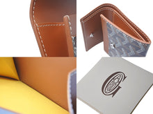 画像をギャラリービューアに読み込む, 新品未使用 GOYARD ゴヤール マリニー コインケース ヘリンボーン 二つ折り ブラック ブラウン 中古 62290