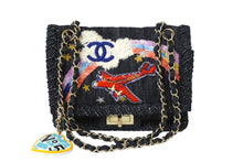 Load image into Gallery viewer, 極美品 CHANEL シャネル 2.55 デニムチェーンショルダーバッグ NO.5 デニム 10番台 ゴールド金具 中古 62294