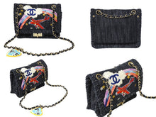 Load image into Gallery viewer, 極美品 CHANEL シャネル 2.55 デニムチェーンショルダーバッグ NO.5 デニム 10番台 ゴールド金具 中古 62294