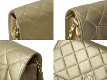 Load image into Gallery viewer, 極美品 CHANEL シャネル チェーンショルダーバック ココマーク ラムスキン グリーン ゴールド金具 中古 62305