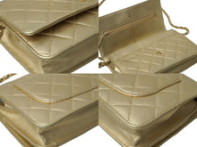 Load image into Gallery viewer, 極美品 CHANEL シャネル チェーンショルダーバック ココマーク ラムスキン グリーン ゴールド金具 中古 62305