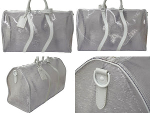 極美品 LOUIS VUITTON ルイ ヴィトン エピ プラージュ キーポル バンドリエール 50cm M55814 ボストンバッグ 中古 62303