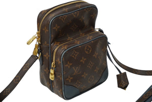 LOUIS VUITTON ルイヴィトン アマゾン ショルダーバッグ M45233 モノグラムキャンバス ブラウン ゴールド金具 美品 中古 62308