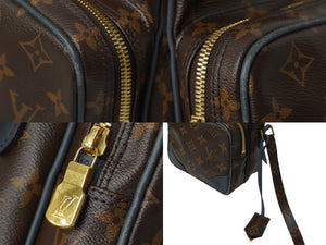LOUIS VUITTON ルイヴィトン アマゾン ショルダーバッグ M45233 モノグラムキャンバス ブラウン ゴールド金具 美品 中古 62308