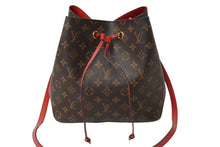 画像をギャラリービューアに読み込む, LOUIS VUITTON ルイヴィトン モノグラム M44021 モノグラム ネオノエ ショルダーバッグ バケットバッグ コクリコ 中古 62309