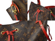 画像をギャラリービューアに読み込む, LOUIS VUITTON ルイヴィトン モノグラム M44021 モノグラム ネオノエ ショルダーバッグ バケットバッグ コクリコ 中古 62309