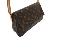 画像をギャラリービューアに読み込む, 極美品 LOUIS VUITTON ルイヴィトン モノグラム ミニルーピング ワンショルダーバッグ M51147 ブラウン 中古 62311