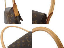 画像をギャラリービューアに読み込む, 極美品 LOUIS VUITTON ルイヴィトン モノグラム ミニルーピング ワンショルダーバッグ M51147 ブラウン 中古 62311