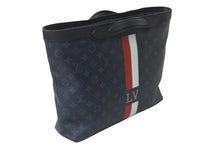 画像をギャラリービューアに読み込む, 極美品 LOUIS VUITTON ルイヴィトン モノグラム コバルト ウルトラライト トートバッグ M41701 ネービー シルバー金具 中古 62315