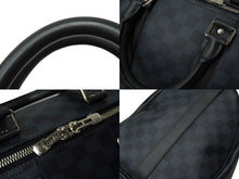 Load image into Gallery viewer, 極美品 LOUIS VUITTON ルイヴィトン キーポル バンドリエール 45 ボストンバッグ 2WAY ダミエコバルト N41349 中古 62316