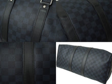 Load image into Gallery viewer, 極美品 LOUIS VUITTON ルイヴィトン キーポル バンドリエール 45 ボストンバッグ 2WAY ダミエコバルト N41349 中古 62316