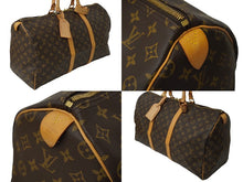 Load image into Gallery viewer, LOUIS VUITTON ルイヴィトン モノグラム キーポル50 ボストンバッグ ブラウン M41426 旅行バッグ ロゴ 良品 中古 62317