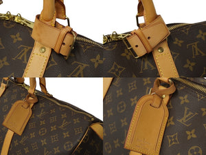 LOUIS VUITTON ルイヴィトン モノグラム キーポル50 ボストンバッグ ブラウン M41426 旅行バッグ ロゴ 良品 中古 62318