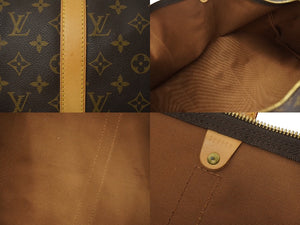LOUIS VUITTON ルイヴィトン モノグラム キーポル50 ボストンバッグ ブラウン M41426 旅行バッグ ロゴ 良品 中古 62318