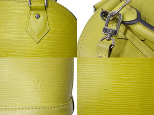 LOUIS VUITTON ルイヴィトン エピ アルマBB 2WAYショルダーバッグ M57446 ジョーヌセドラ シルバー金具 良品 中古 62324