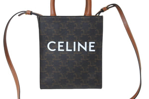 CELINE セリーヌ ミニ バーティカル トリオンフ キャンバス 