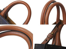 Load image into Gallery viewer, CELINE セリーヌ ミニ バーティカル トリオンフ キャンバス ハンドバッグ 2WAY 194372BZK ロゴプリント 美品 中古 62325