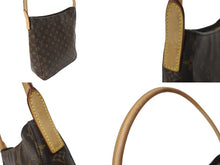 Load image into Gallery viewer, LOUIS VUITTON ルイヴィトン ハンドバッグ ルーピングGM モノグラムキャンバス M51145 ブラウン 美品 中古 62326
