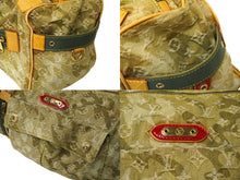 Load image into Gallery viewer, LOUIS VUITTON ルイヴィトン モノグラモフラージュ リス ボストンバッグ カーキ 村上隆 デニム 08AW M95771 良品 中古 62327