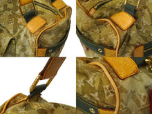Load image into Gallery viewer, LOUIS VUITTON ルイヴィトン モノグラモフラージュ リス ボストンバッグ カーキ 村上隆 デニム 08AW M95771 良品 中古 62327
