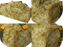 Load image into Gallery viewer, LOUIS VUITTON ルイヴィトン モノグラモフラージュ リス ボストンバッグ カーキ 村上隆 デニム 08AW M95771 良品 中古 62327