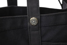 Load image into Gallery viewer, CHROME HEARTS クロムハーツ CHプラス トートバッグ ハンドバッグ コットン ブラック シルバー925 シルバー 金具 良品 中古 62331
