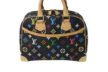 画像をギャラリービューアに読み込む, 極美品 LOUIS VUITTON ルイヴィトン ハンドバッグ トゥルーヴィル ブラック M92662 マルチカラー ゴールド金具 中古 62334